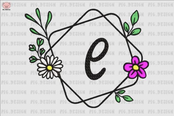 Flower Daisy Font E