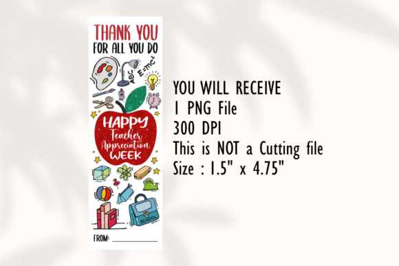 Gift for Teacher Pen Wrap