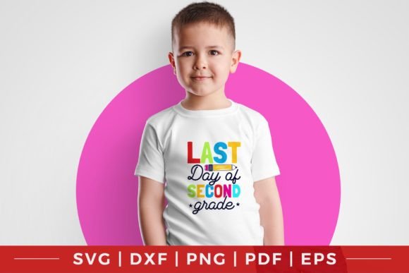 Last Day of Second Grade SVG