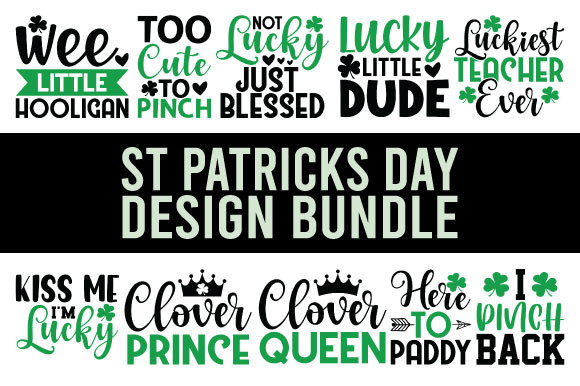 St Patrick’s Day Quotes SVG Bundle